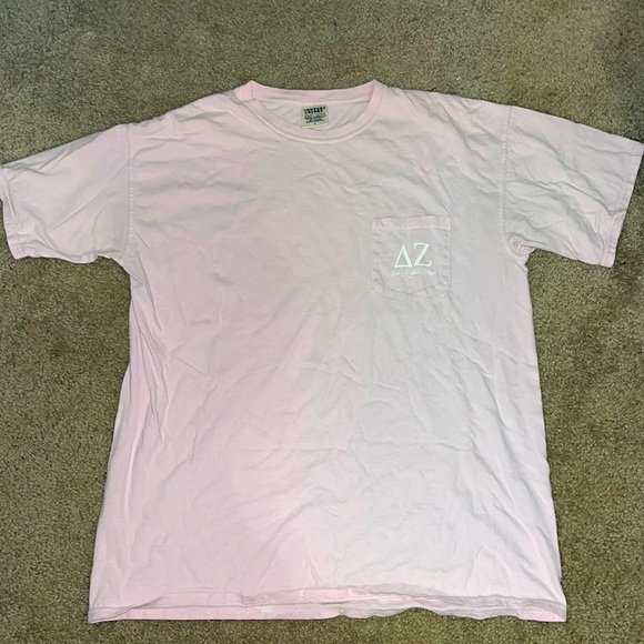 Comfort Colors Tops Lsu Delta Zeta Sorority Tshirt New Member